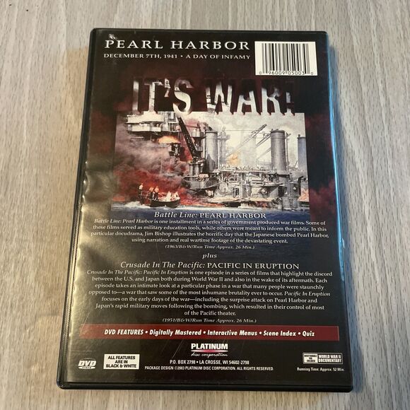 Pearl Harbor December 7th, 1941 - A Day of Infamy DVD 2 Movies On Disc - Picture 4 of 9